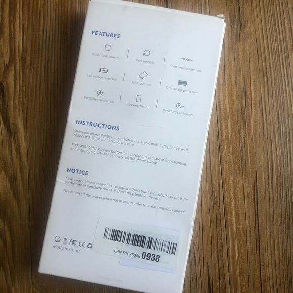 battery case for iphone 6+, 6S+, 7+, 8+ - Picture 2 of 5